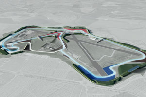 A computer generated image of the new Silverstone
