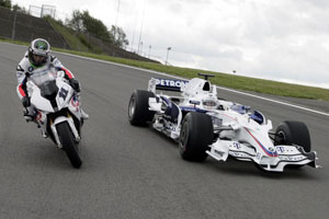 Heidfeld and Corser swapped seats in German BMW test