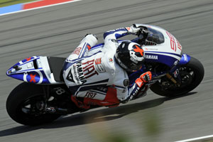 Lorenzo was quickest at the Brno test on Monday