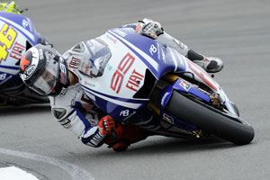 Lorenzo was on record pace at Brno on Friday