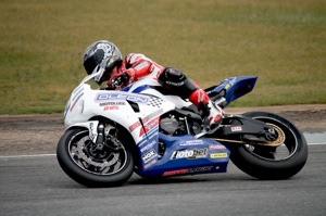 Maxwell on his way to pole position at Mallala today