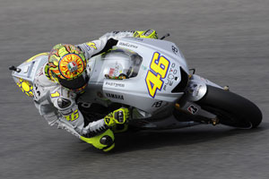 Lorenzo is closing on Rossi (pictured) heading into the Island.