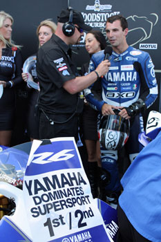 Staring wrapped up the Supersport championship for Yamaha.