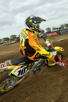 Cooper had a frustrating return to Australia with Suzuki at Horsham on Sunday.
