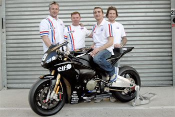 Cudlin and the BMW Elf 99 team have switched from Honda (pictured) to BMW.