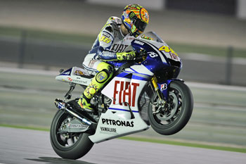 Rossi won for Yamaha in Qatar after Stoner's demise.