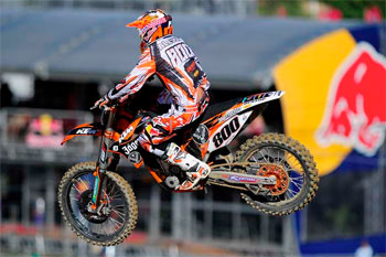 American Mike Alessi is in Australia to contest the entire Super X season for JDR Motorex KTM.