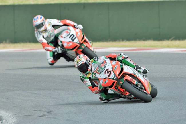 Aprilia will likely debut its gear driven camshaft at the Miller WSBK round in the USA this weekend.
