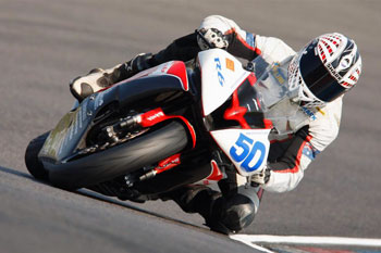 Damian Cudlin leads the German Supersport Championship.