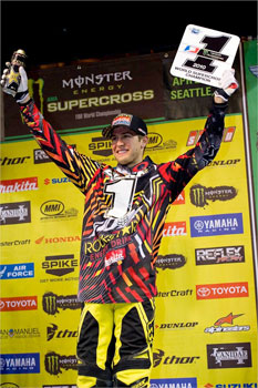 Suzuki's Ryan Dungey will be back to defend his AMA Supercross crown in 2011.