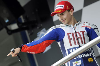 Lorenzo is coming off the back of a home victory at Jerez.
