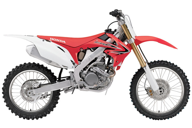 LIke its big brother, the 2011 model CRF250R has also received just minor changes.