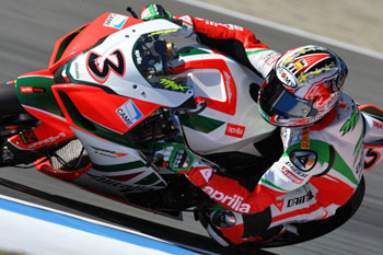 Italian Max Biaggi will return with Aprilia for the 2011 and 2012 seasons in WSBK.