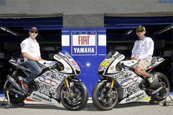 Fiat Yamaha has a special livery for Laguna Seca this weekend.