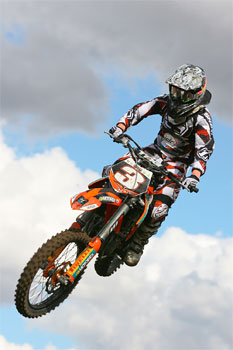 Ryan Marmont debuted KTM's 2011 model 250 SX-F with a victory at Moree.