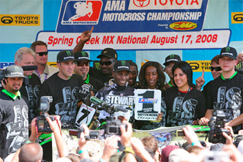 James Stewart was a champion in 2008, his last full season in the Nationals.