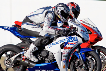 Demolition Plus GAS Honda Racing's Wayne Maxwell is determined to fight for victory this weekend.