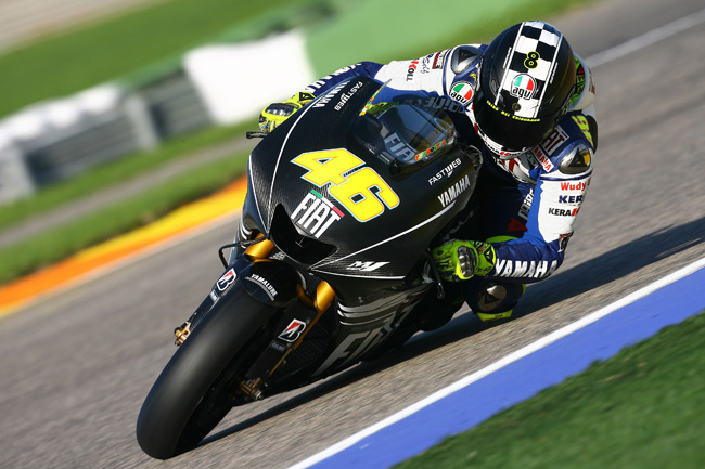 You won't find Rossi testing any all-new 2011 model Yamahas at Brno on Monday in the post-race test.