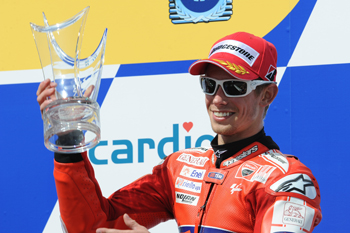 Aussie Casey Stoner was disappointed with third place at the Czech Republic GP on Sunday.