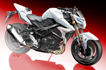 Suzuki is launching an all-new GSR750 nakedbike for 2011.