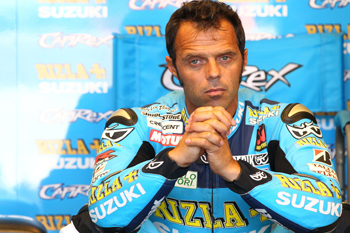 Suzuki's Loris Capirossi underwent surgery to his right hand after a clash with Nicky Hayden last weekend in Italy.