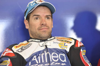 Carlos Checa was fastest on Friday in Germany.