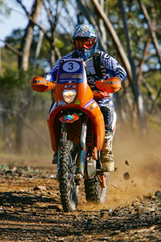 KTM's Ben Grabham finished on top during Leg Five of the Safari.