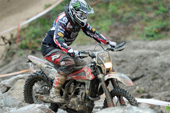 Husqvarna's Antonie Meo won his first Enduro title in France on Sunday.