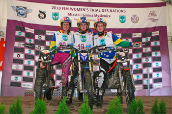 Team Australia placed seventh in the Women's Trials des Nations in Poland on Saturday.