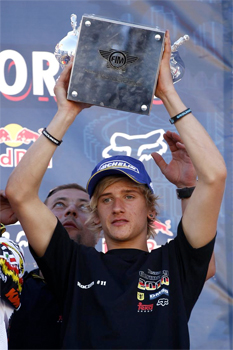 Ken Roczen won the Ricky Carmichael Award for MXoN 2010 as the highest placed young rider.