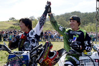 International FMX star Taka won Robbie Maddison's Red Bull XRAY event over the weekend in the FMX category.