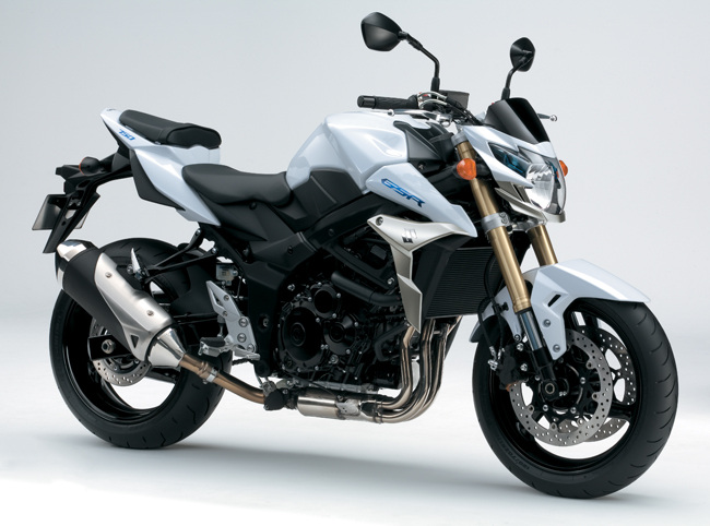 The 2011 model Suzuki GSR750 is a brand new model for 2011, based on the GSX-R750.