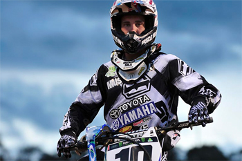 American Justin Brayton made it third time lucky in Tasmania to take his first Super X win. Image: Sport The Library.