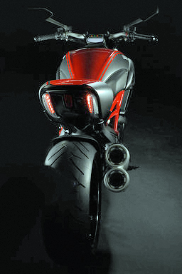 Ducati has released this first preview image of the all-new Diavel.
