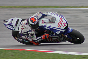Fiat Yamaha's Jorge Lorenzo won the MotoGP World Championship in Malaysia on Sunday.