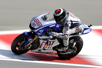 Fiat Yamaha's Jorge Lorenzo will start from pole in Malaysia on Sunday, a good chance to win the world title.