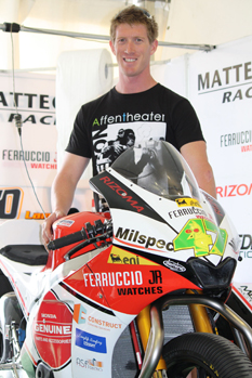 Maxwell and his Matteoni Racing Moto2 machine will hit the track tomorrow afternoon.