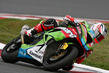 Broc Parkes will remain with Kawasaki in the 2011 Supersport World Championship.