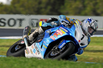 Josh Waters made a welcome return to racing last weekend at Phillip Island.