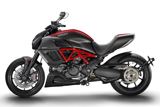 The Diavel Carbon is the flagship model for Ducati.