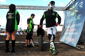 Hansen has been hugely popular in Australia during Super X. Image: Sport The Library.