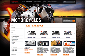 Honda Australia has launched an all-new motorcycle website this week.