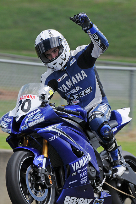 Olson wrapped up the FX600 by just two points over Kevin Curtain at Eastern Creek's finale. Image: Keith Muir.