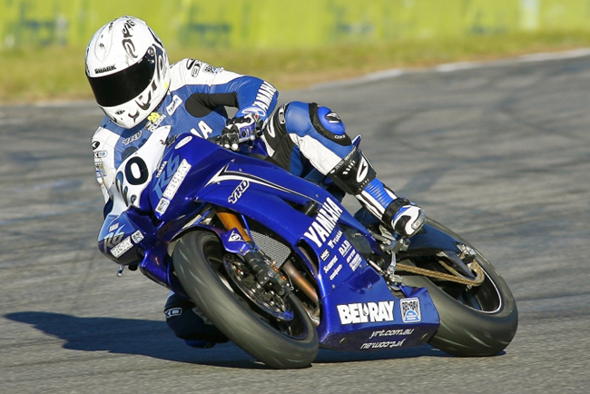 Yamaha Racing Team factory rider Rick Olson is one of the brightest up and coming talents in Australian road racing. Image: Keith Muir.