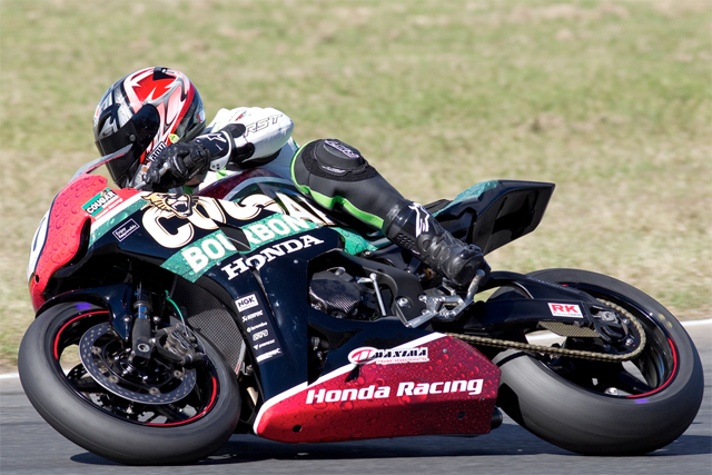 Staring says his first Superbike race win at Queensland Raceway was the highlight of his season. Image: TBG Sport/Andrew Gosling.