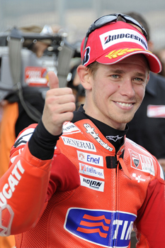 Aussie Casey Stoner and Ducati parted on good terms following a second place finish at Valencia.
