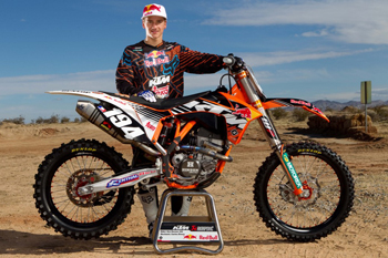 Ken Roczen made his KTM debut in the U.S. recently, today releasing the world first images. Image: Garth Milan.