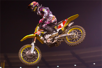 Defending champion Ryan Dungey suffered a derailed chain at A2, a huge dent in his title hopes.