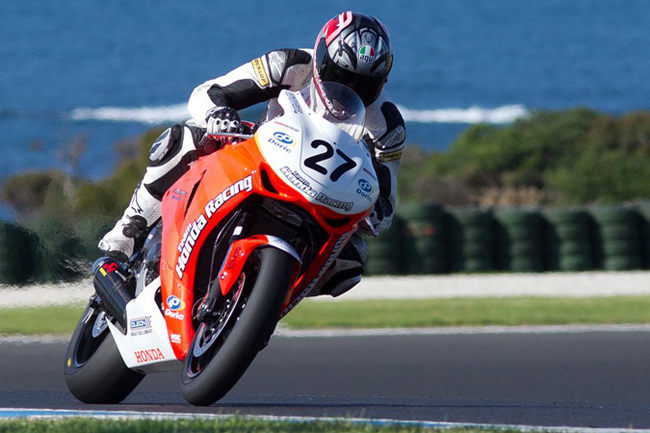 Team Honda Racing's Jamie Stauffer will enter the 2011 ASBK season as favourite alongside teammate Wayne Maxwell. Both were fast at Phillip Island yesterday.